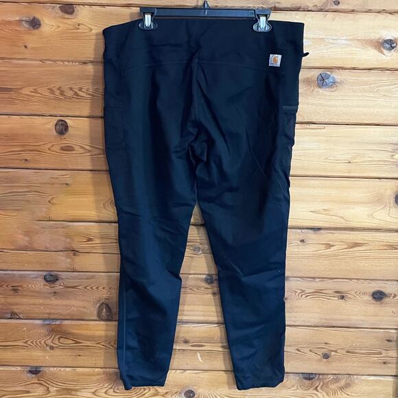 Carhartt Fitted Force Women’s work leggings, XL Black - Picture 2 of 8